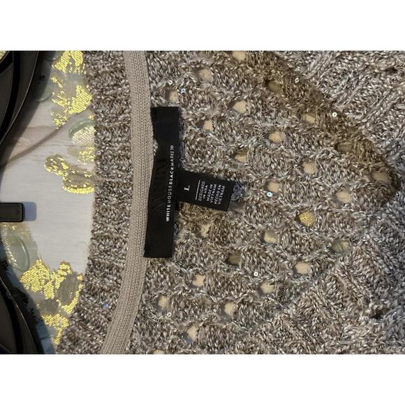 White House Black Market Women's V-Neck Sweater, Size Large - Picture 2 of 5